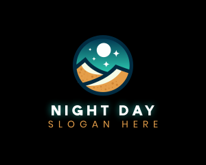 Night Desert Sand logo design