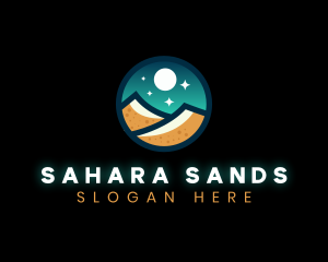 Night Desert Sand logo design