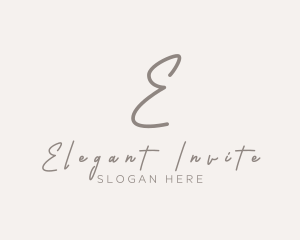 Cursive Elegant Boutique logo