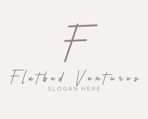 Cursive Elegant Boutique logo design