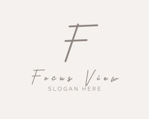 Cursive Elegant Boutique logo design