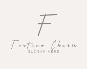 Cursive Elegant Boutique logo design