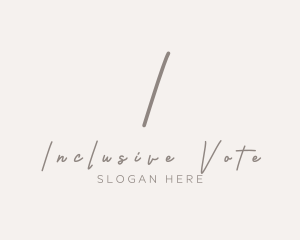 Cursive Elegant Boutique logo design