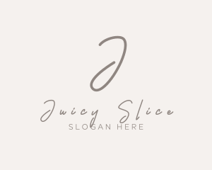 Cursive Elegant Boutique logo design