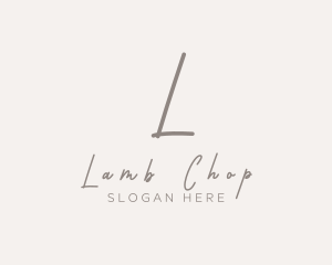 Cursive Elegant Boutique logo design