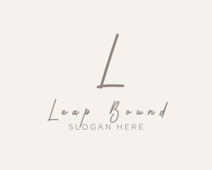 Cursive Elegant Boutique logo design