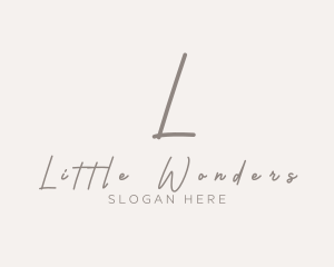 Cursive Elegant Boutique logo design