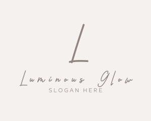 Cursive Elegant Boutique logo design