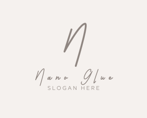 Cursive Elegant Boutique logo design