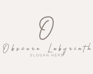 Cursive Elegant Boutique logo design