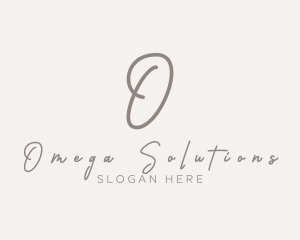 Cursive Elegant Boutique logo design