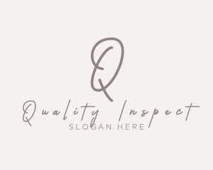 Cursive Elegant Boutique logo design