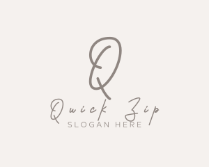 Cursive Elegant Boutique logo design