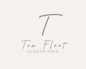 Cursive Elegant Boutique logo design