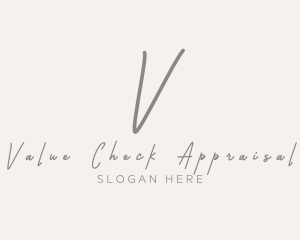 Cursive Elegant Boutique logo design