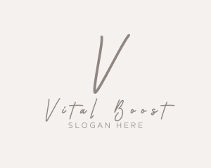 Cursive Elegant Boutique logo design