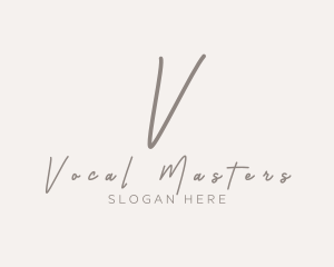 Cursive Elegant Boutique logo design