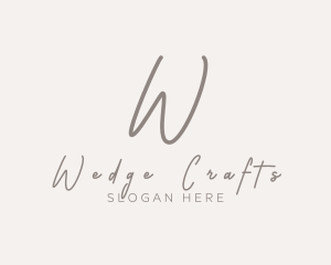 Cursive Elegant Boutique logo design