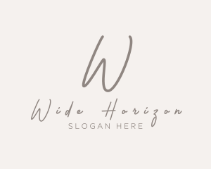 Cursive Elegant Boutique logo design