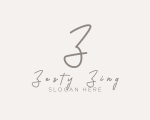 Cursive Elegant Boutique logo design