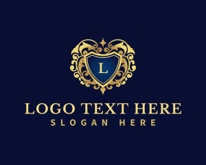 Decorative - Flourish Decorative Shield logo design