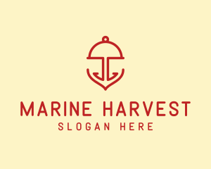 Marine Anchor Cloche  logo design