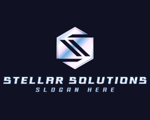 Modern Software Technology Letter S logo design