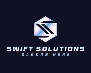 Modern Software Technology Letter S logo design