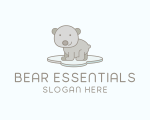 Bear Stuffed Toy Animal logo design