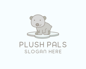 Bear Stuffed Toy Animal logo design