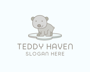 Bear Stuffed Toy Animal logo design