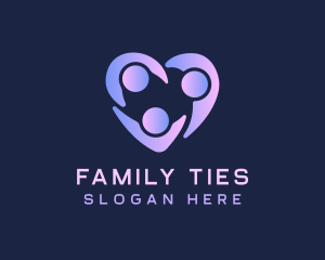 Family Heart Charity logo design