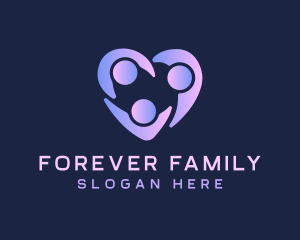 Family Heart Charity logo design