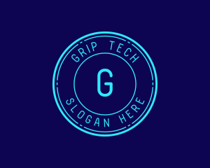 Digital Cyber Technology  logo design