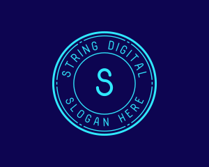 Digital Cyber Technology  logo design