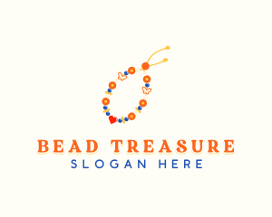 Handmade Beaded Bracelet  logo design