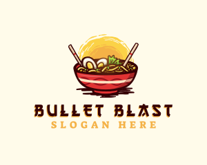 Asian Ramen Noodles logo design