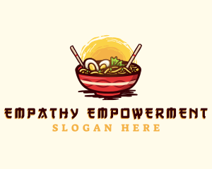 Asian Ramen Noodles logo design