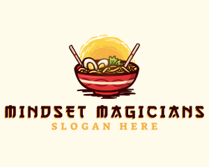 Asian Ramen Noodles logo design