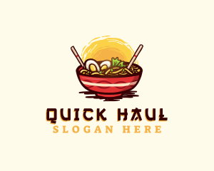 Asian Ramen Noodles logo design