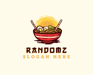 Asian Ramen Noodles logo design