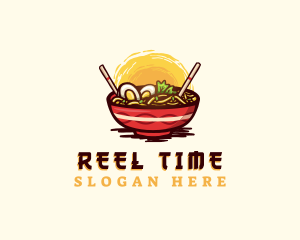 Asian Ramen Noodles logo design