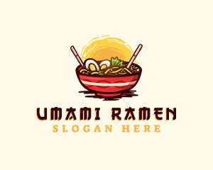 Asian Ramen Noodles logo design