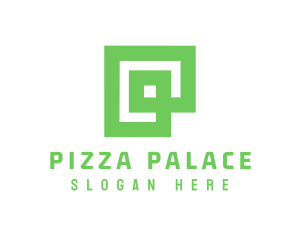 Green Square Business logo design