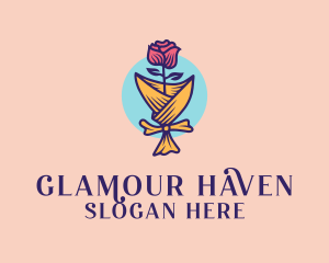 Valentine Rose Bouquet Logo