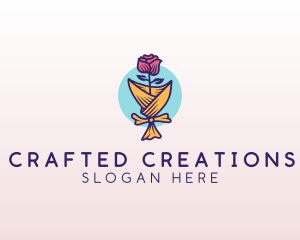 Rose Flower Florist logo design