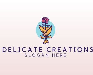 Rose Flower Florist logo design