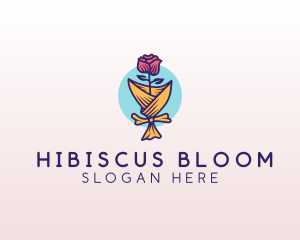 Rose Flower Florist logo design