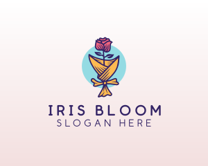 Rose Flower Florist logo design