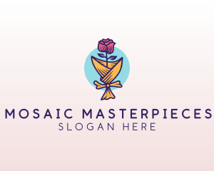 Rose Flower Florist logo design